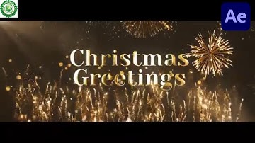 ae project file Christmas Greetings 28-Video World ||After Effects Project  Download