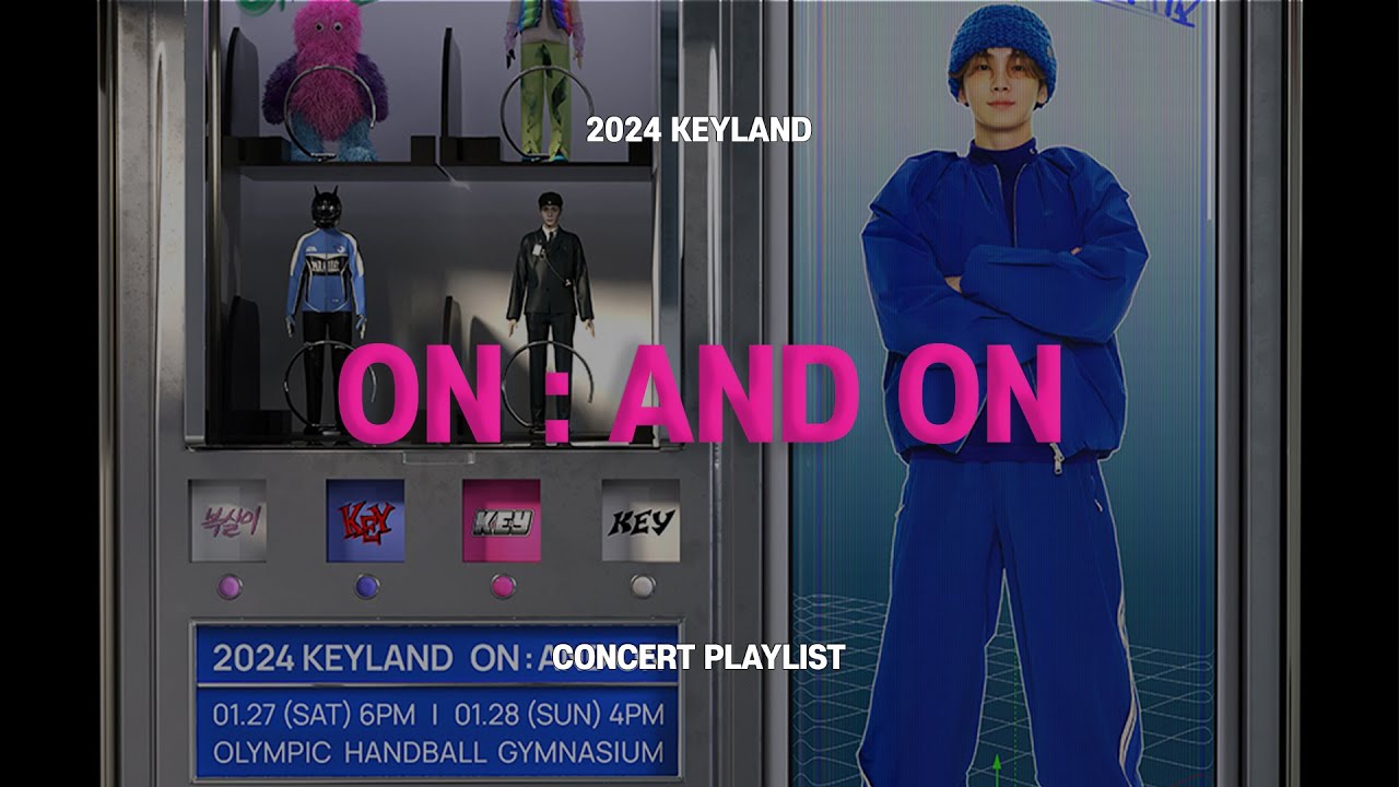 [4K] 240128 샤이니 키 키랜드 온앤온 가로직캠 팬캠 | SHINee KEY Keyland On:AndOn Fancam Day2