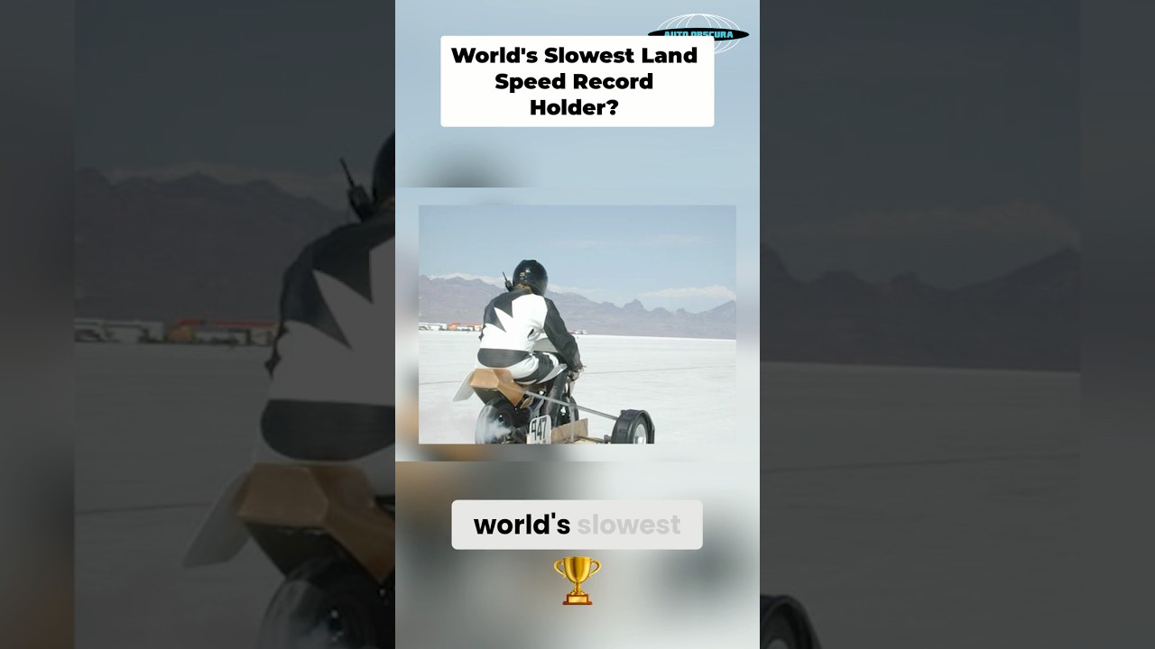 World's Slowest Speed Record  31 MPH SideCar! - Auto Obscura