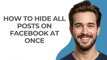 How To Hide All Posts On Facebook At Once - GUIDE!