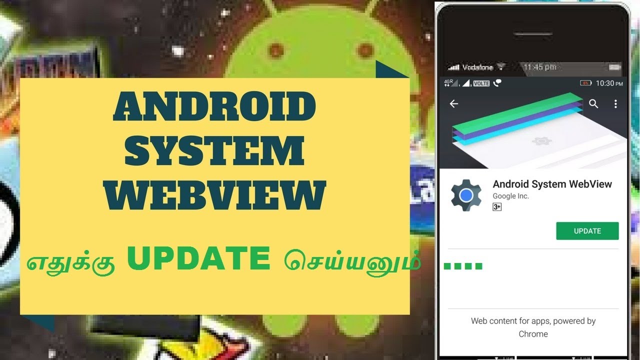 What is the use of Android System WebView ? Update - YouTube