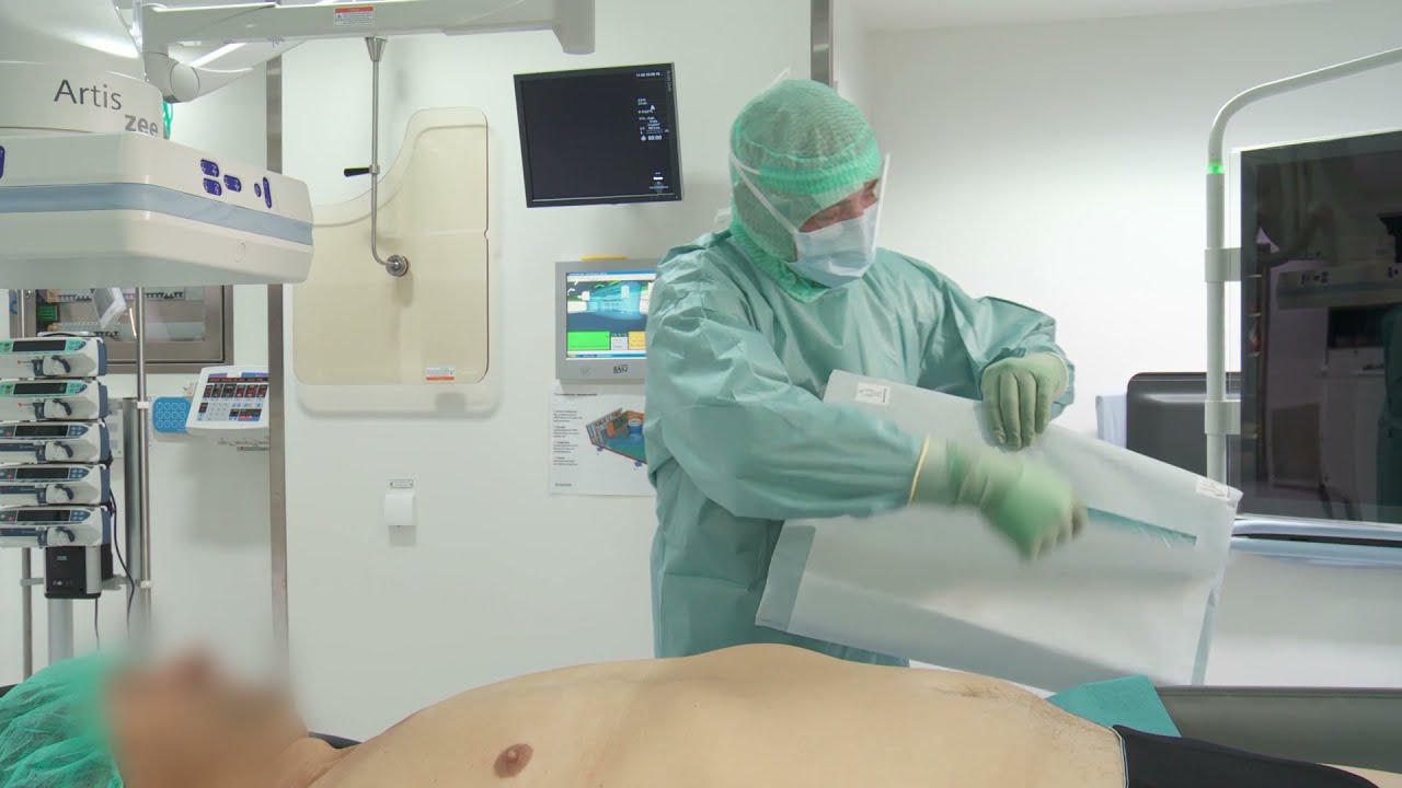 BARRIER Hybrid cardiovascular set draping instructions