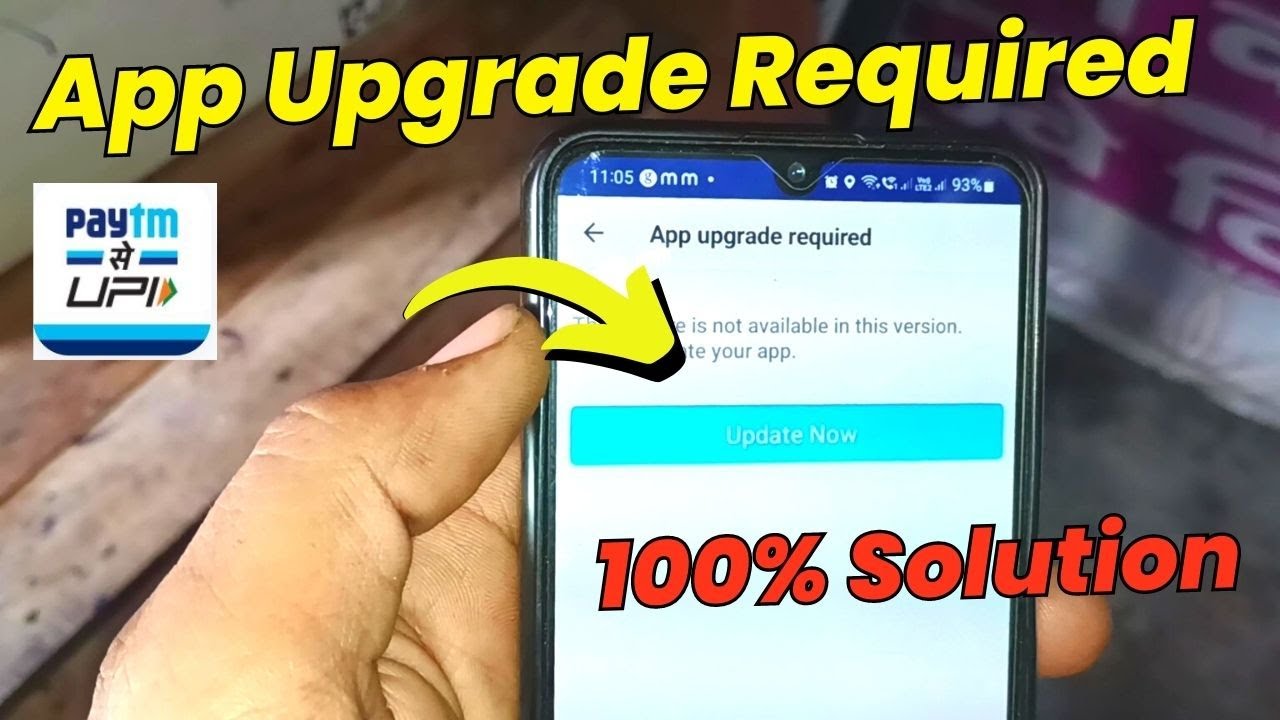 Paytm App Update Required Problem Solution YouTube paytm-app-update-required-problem-solution-youtube