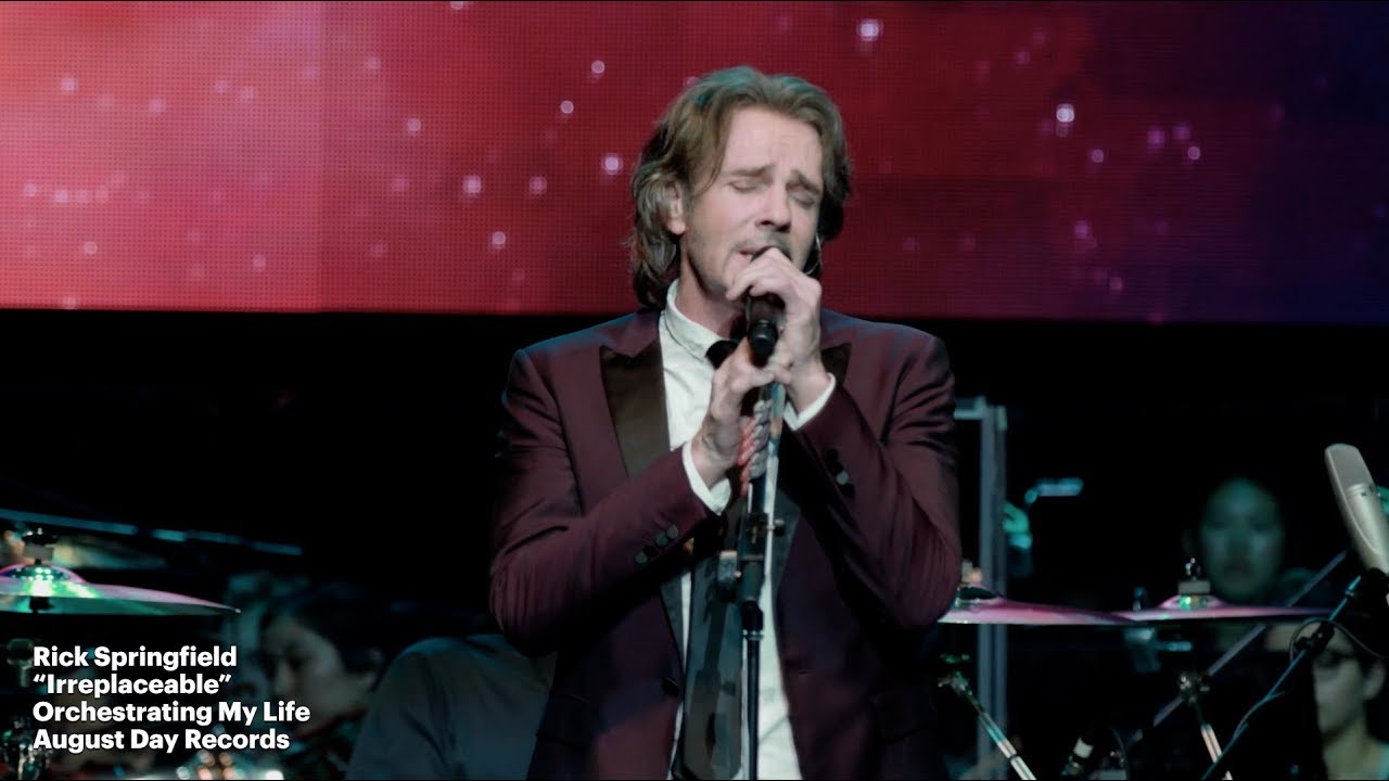 Assista a Rick Springfield "Irreplaceable" no YouTube Assista a Rick Springfield "Irreplaceable" no YouTube