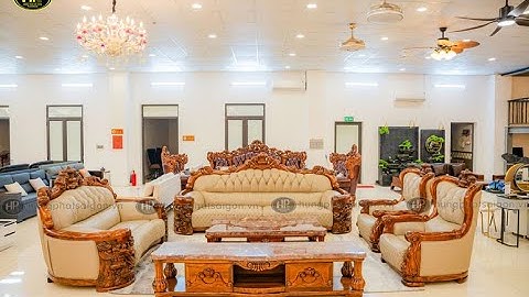 Bộ Bàn Ghế Sofa Tân Cổ Điển Gỗ Mun SF-897 - Tác phẩm nội thất mang phong cách hoàng gia, quý tộc