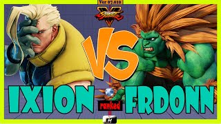 SFV CE 🌟 KSP | Ixion (nash) VS (blanka) frdonn 🌟 Street Fighter V 🌟