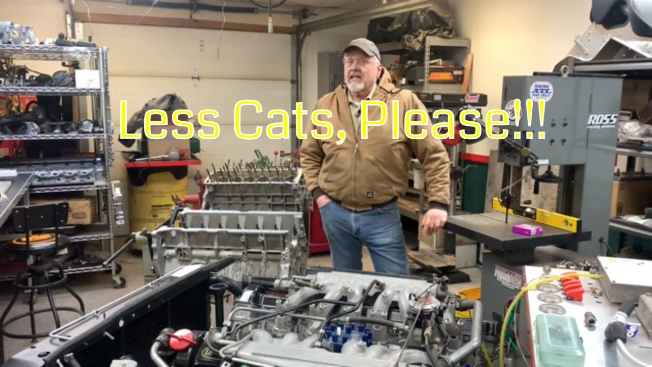 Prepping The Jaguar V12 Engine Block For Overhaul.