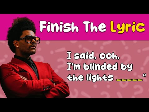TikTok Song Lyric Challenge: Finish the Lyric