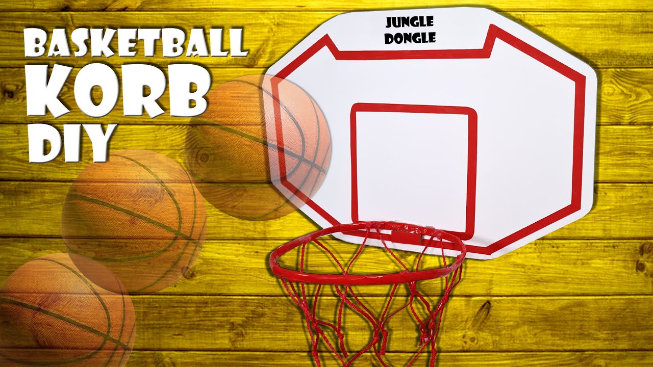 Basketball Korb selber machen Spielzeug aus Papier basteln - paper NBA  basketball hoop DIY [4K] - YouTube
