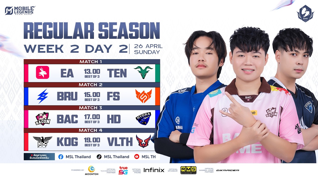 🔴 MSL TH Season 1 | Regular Season Week 2 Day 2