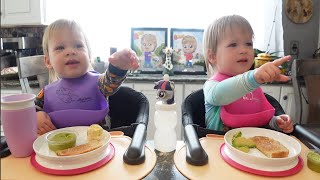 Twins try pickled eggs