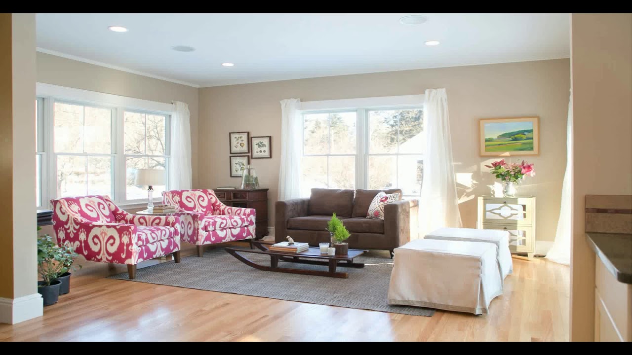 Living Room Wall Colors With Chocolate Brown Furniture Youtube