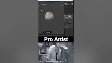 Noob vs Pro Artist: How to Make a Rock! #blender #blendertutorial #blendercommunity #b3d #howtomake
