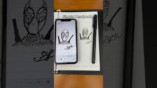 Simple Deadpool Drawing Hope You Guys Enjoyed It So Make To Like And Subscribe For Part 3