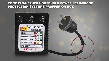 MX AC Electrical Line Fault Detector: Ensure Your Home