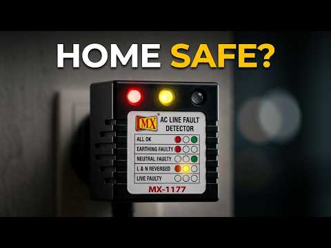 MX AC Electrical Line Fault Detector: Ensure Your Home's Electrical Safety! ⚡🏡 #electrical #tester