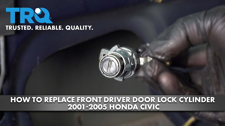 2003 honda crv door lock cylinder replacement