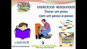 AULA 08: EXERCÍCIOS RESOLVIDOS : ALGORITMO PARA TROCAR UM PNEU - LÓGICA DE PROGRAMAÇÃO