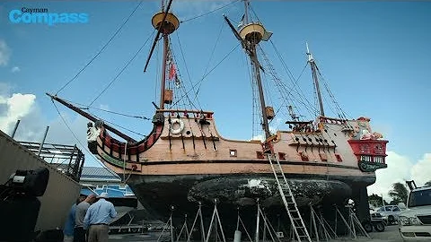 Jolly Roger in dry dock