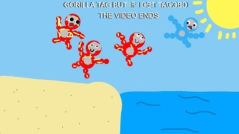 Gorilla tag but if i get tagged the video end part 3