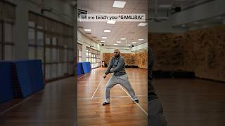Wana Learn SAMURAI?? let's do it 🔥 #sword #samurai #martialartsweapons #viralvideo #xtremeweapons