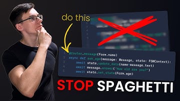 Stop Writing Spaghetti Code: Master Aiogram 3 FSM