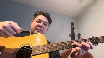 Bile Them Cabbage Down Beginner Bluegrass Guitar - A (Aaron Farris) @gravelyardband