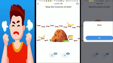 Easy Game Level 138 : Stop the invasion of ants!