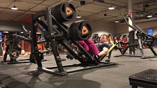 Training for strong legs 700 kg