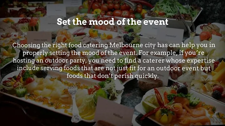 Catering Melbourne: Understanding the Importance o...
