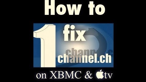NEWEST 1-CHANNEL FIX UPDATE