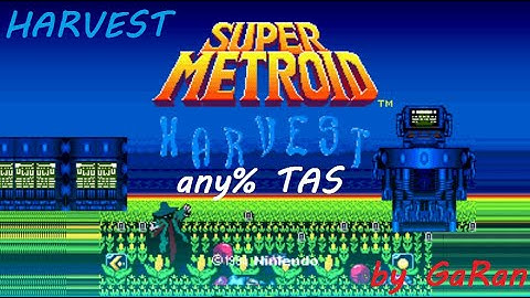 Super Metroid Harvest any% Tool-Assisted Speed run