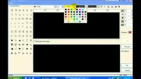 LED Display Signs - EyeTV Text Editing