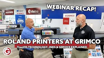 Roland Printers at Grimco: TrueVIS Technology, Inks & Service Explained
