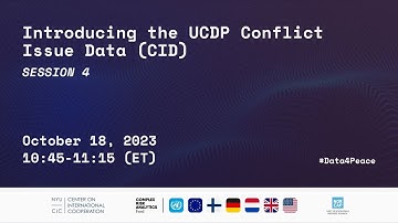 Introducing the UCDP Conflict Issue Data (CID)