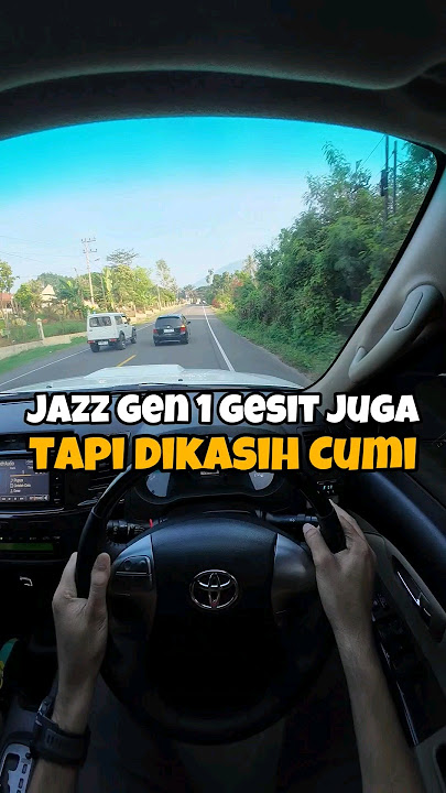 kalau jalan kelok mulus, jazz emang juara #hondajazz #legendtoyota