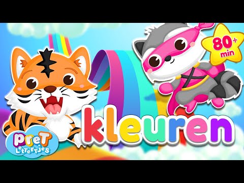 7 x Volledige Afleveringen | ⭐ Pretlettertjes: Beste Kleuren Leren Afleveringen ⭐ | Nederlands