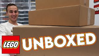 AMAZING LEGO UNBOXING! Fun sets from all themes! screenshot 2