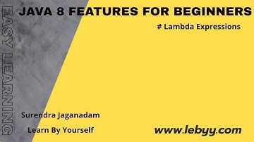 Java 8 features ::  Lambda Expression Part 1 | Java 8 features for Beginners