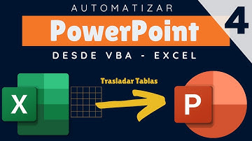 Crear presentaciones de PowerPoint desde Excel VBA - 04 Trasladar Tablas