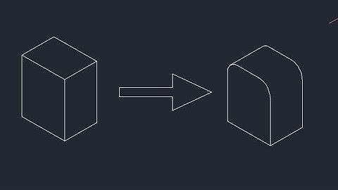 FILLET IN AUTOCAD ISOMETRIC