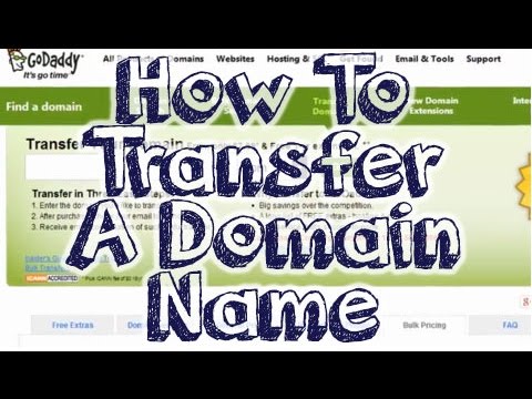 Transfer Domain Name - Step By Step DETAILED Walkthrough & Instructions