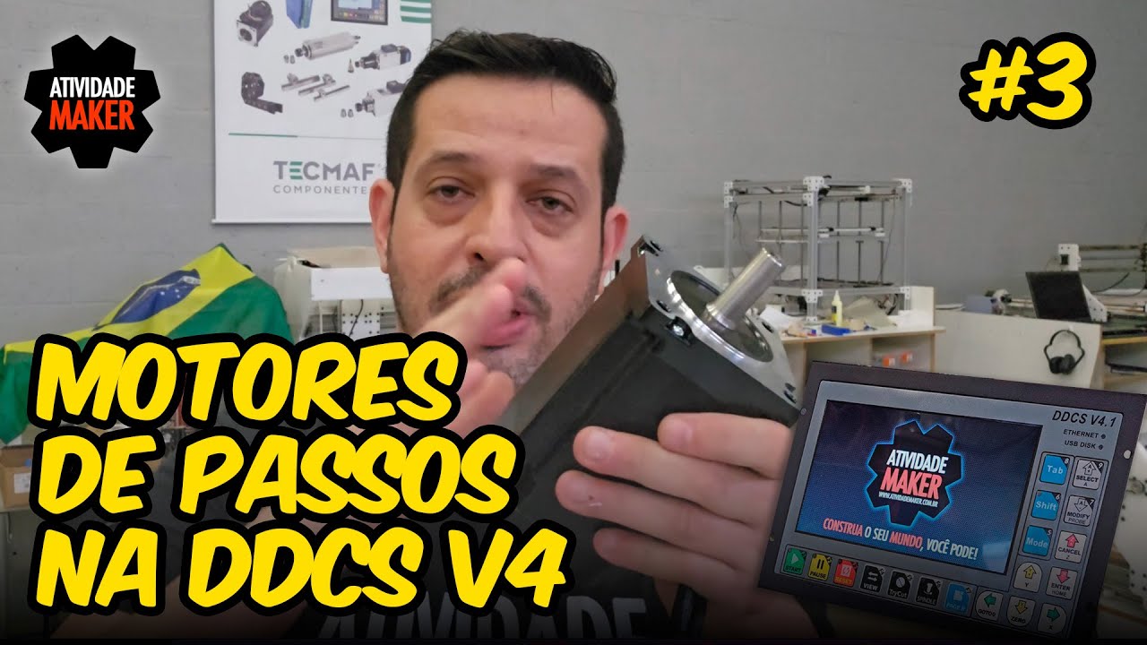 CNC Router - DDCS V4.1 - Como configurar o Motor de Passo
