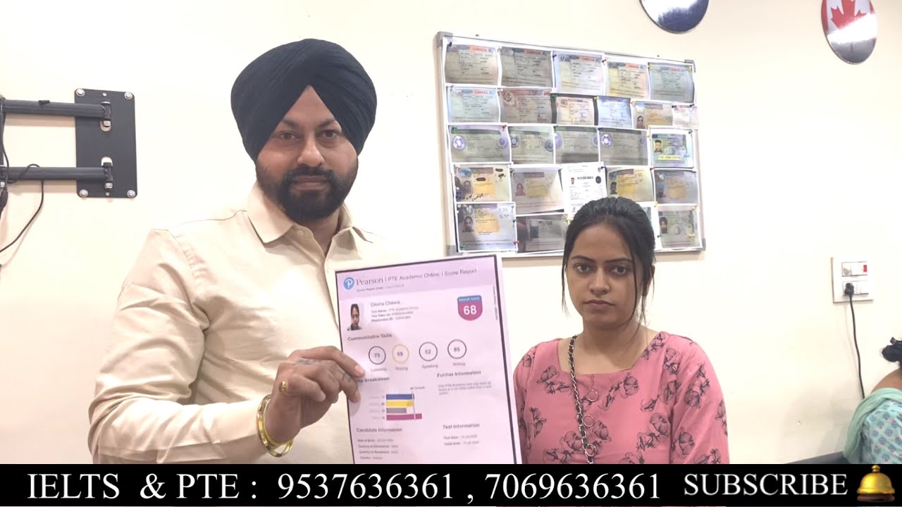 DIKSHA SCORED 68 IN PTE SUCCESSES STORY 