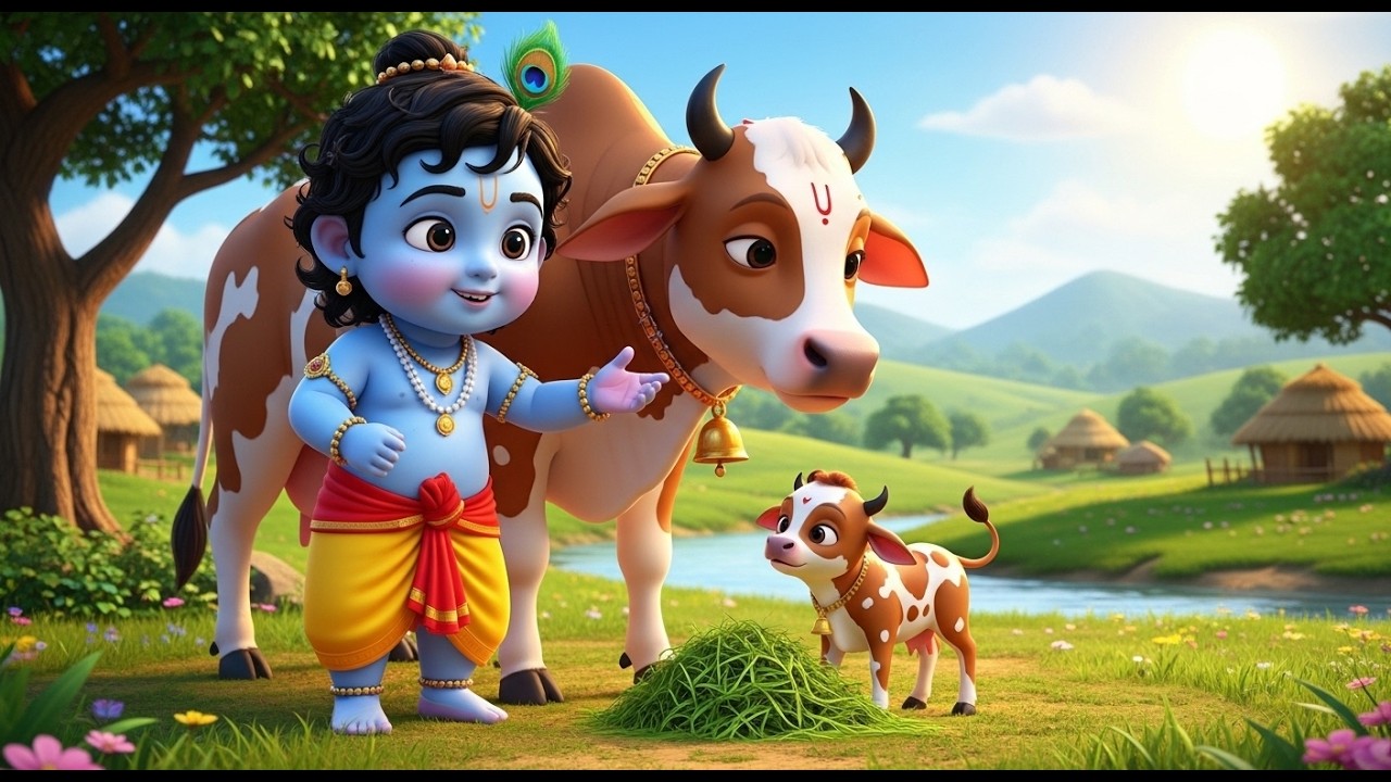 छोटी छोटी गैया छोटे छोटे ग्वाल। Choti Choti Gaiya Chote Chote Gwal। #kanha #krishna #krishnabhajan