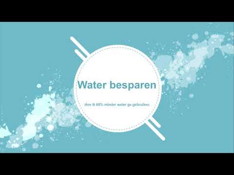 Video: Hoe te besparen op water?