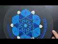 Transforming Art Into Therapy | My Mandala Workshop Journey &amp; Favorite Blue Palette