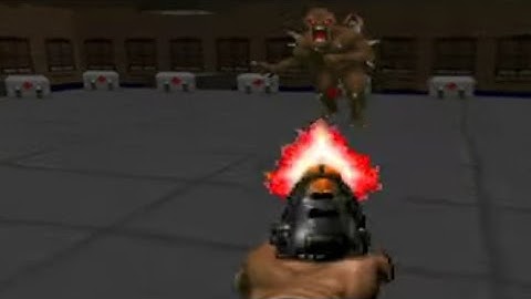 Уровень 21 игры Дум2, карта MAP 21 DOOM2, секреты map21 DOOM 2, прохождение Дума на телефоне Андроид