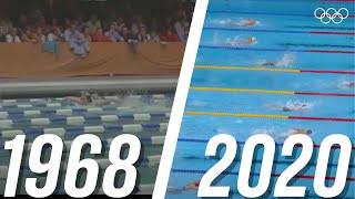 52! Years Later ... 🦋 | Women's 200m Butterfly Then and Now!