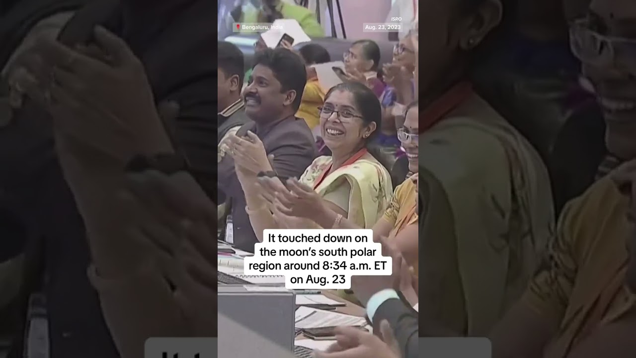 India makes historic uncrewed landing on the moon’s south pole